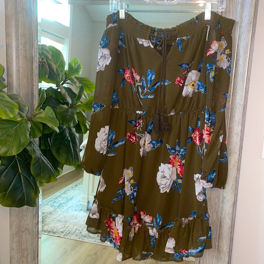 Nordstrom Dee Elly floral off shoulder dress
